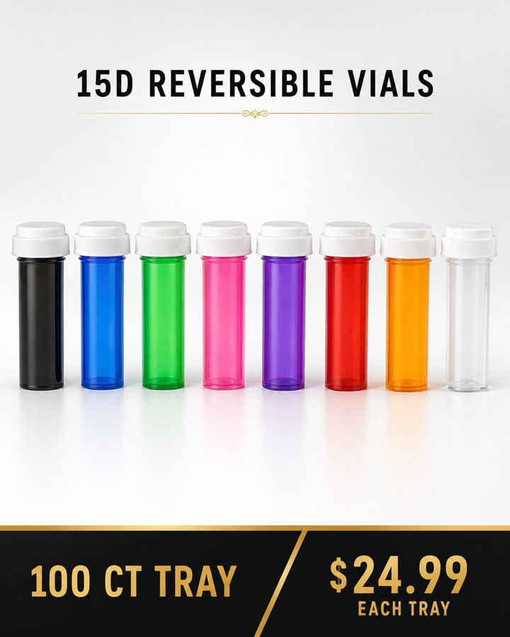 15D Reversible Vials — 100ct