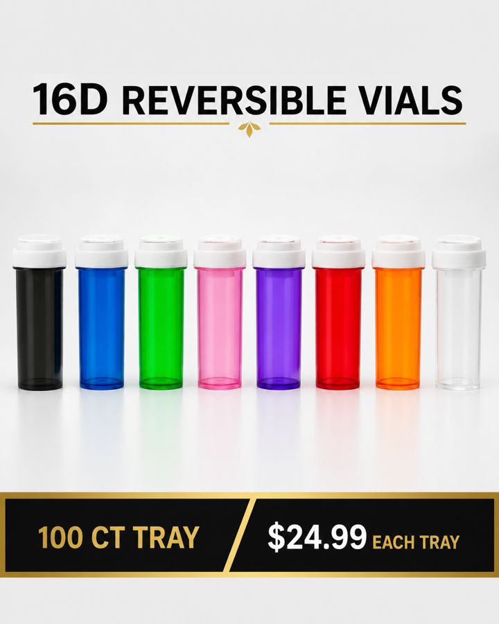 16D Reversible Vials — 100ct