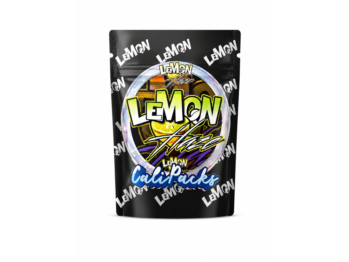 1g Mylar Bags — Lemon Haze — 100 bags of one design