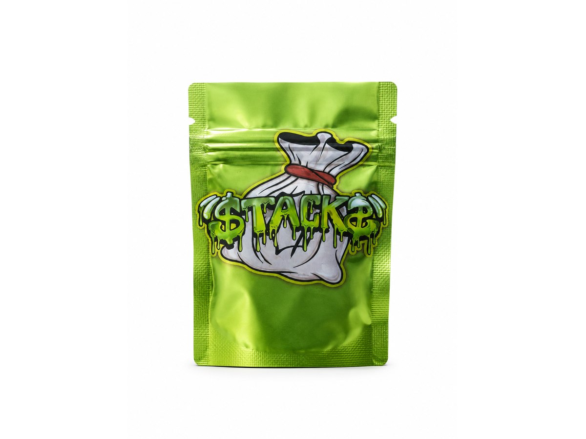 1g Mylar Bags — Stacks — 100 bags of one design