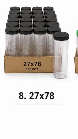27x78 screw jars, 100 count display