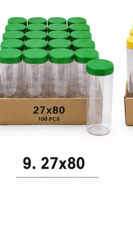 27x80 screw jars, 100 count display