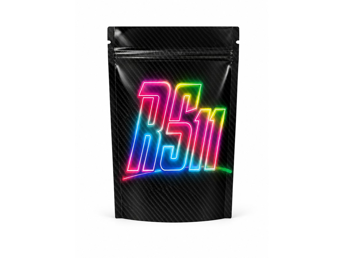 2g Mylar Bags — RS11 — 100 bags of one design