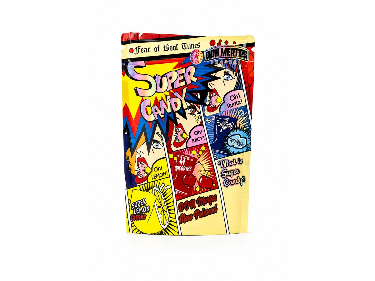 2g Mylar Bags — Super Candy — 100 bags of one design