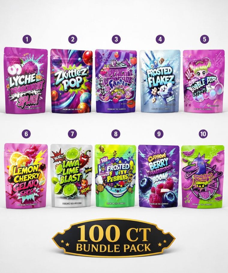 Design Packs A–H — 100ct each