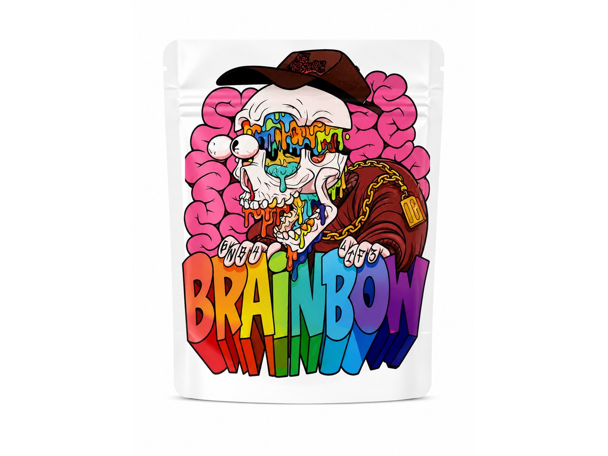 3.5g Mylar Bags — Brainbow — 3.9