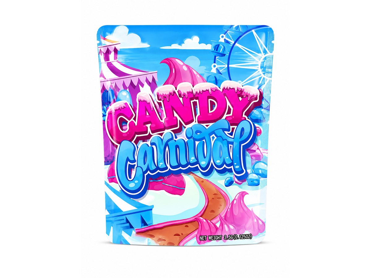 3.5g Mylar Bags — Candy Carnival — 3.9