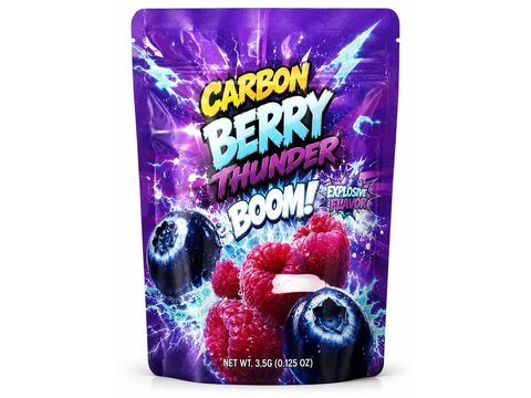 Carbon Berry Thunder Boom 3.5g mylar bag
