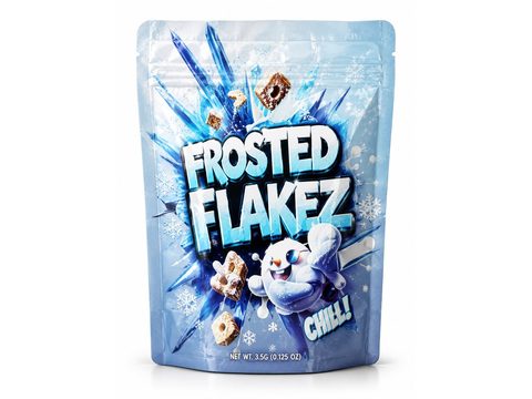 Frosted Flakez 3.5g mylar bag