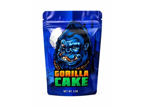 Gorilla Cake 3.5g mylar bag