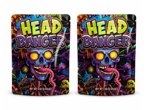 Head Banger 3.5g mylar bag