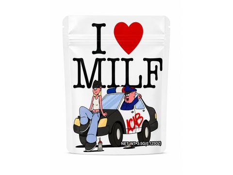 I Love MILF 3.5g mylar bag