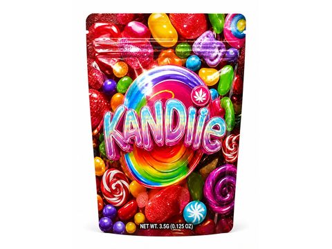 Kandiie 3.5g mylar bag