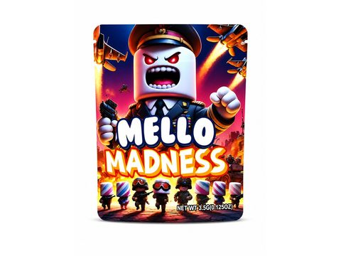 Mello Madness 3.5g mylar bag