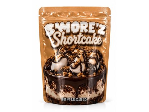 S'more'z Shortcake 3.5g mylar bag