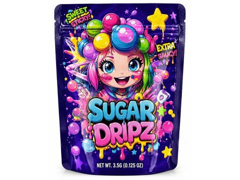 Sugar Dripz 3.5g mylar bag