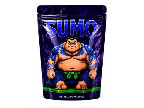 Sumo 3.5g mylar bag