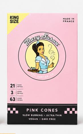 Blazy Susan Pink Cones King Size — 21 Packs
