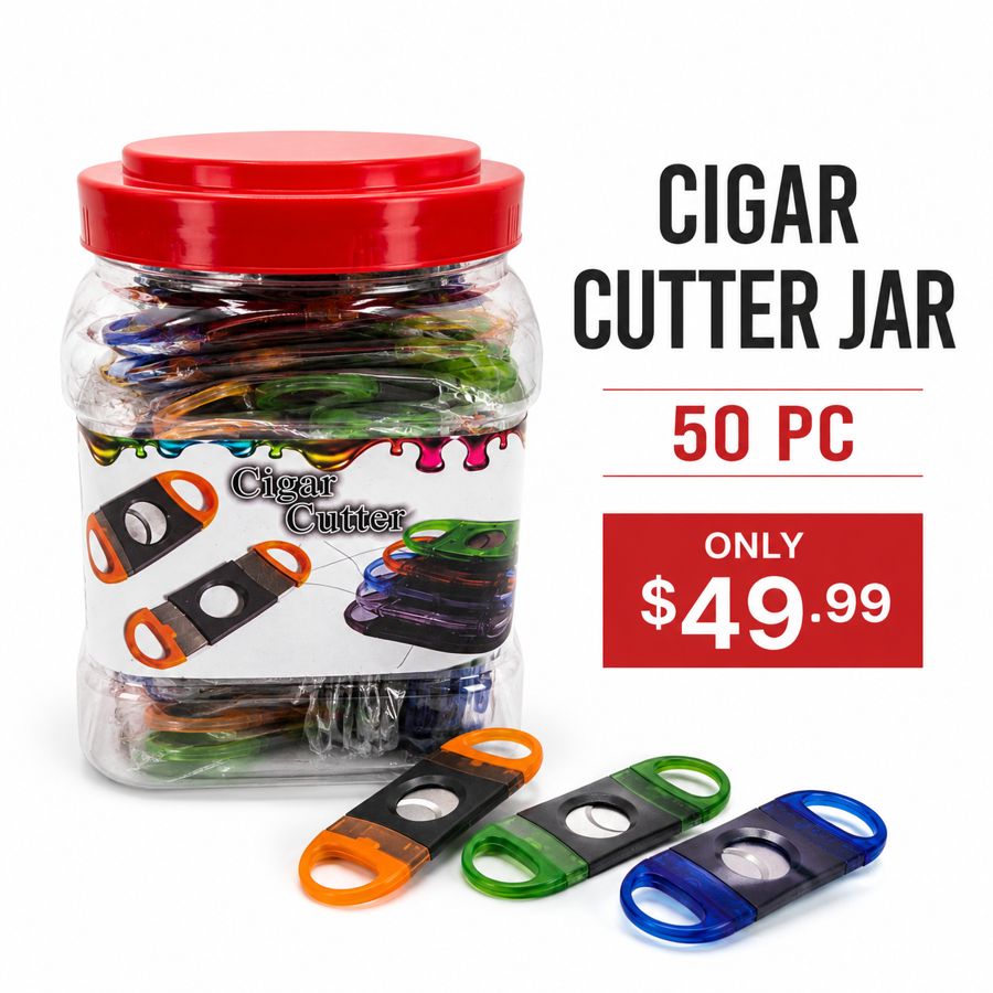 Cigar Cutter Jar — 50pc