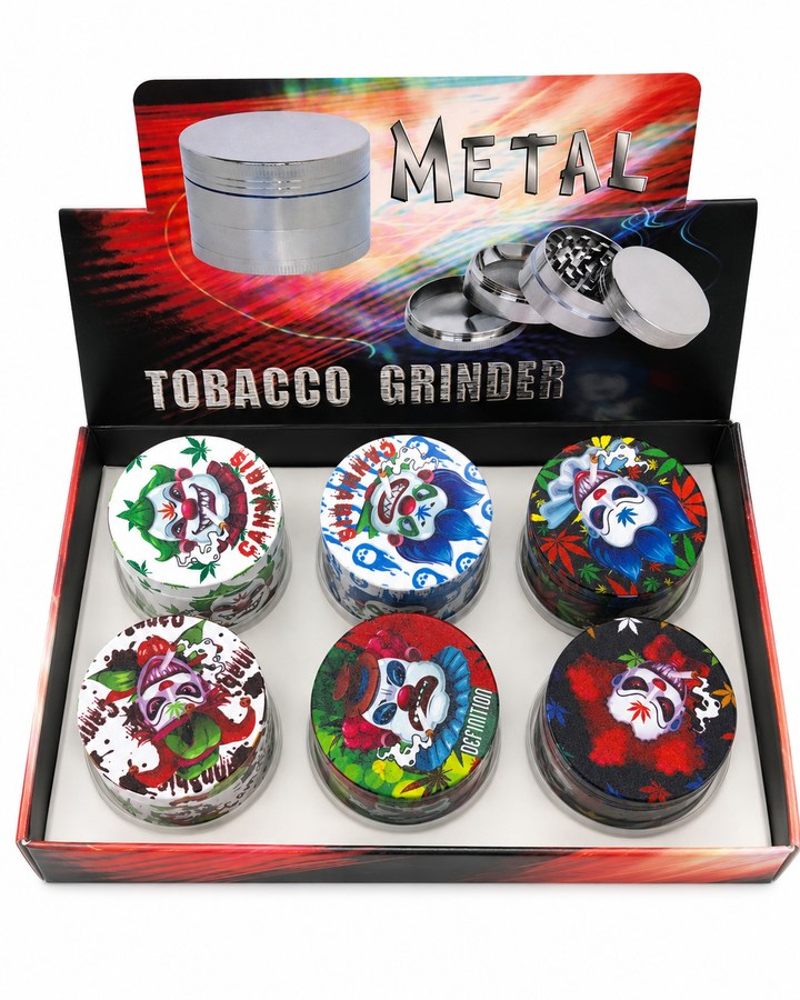 Clown Art Grinder Display — 6pc wholesale