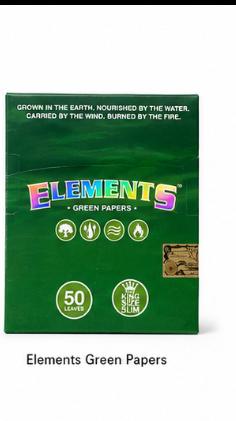 Elements Green Papers — 50ct Box