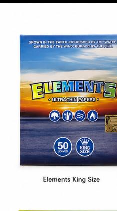 Elements king size papers 50ct box wholesale