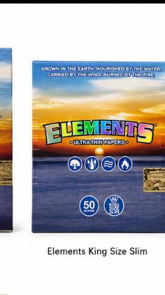 Elements King Size Slim Papers — 50ct Box