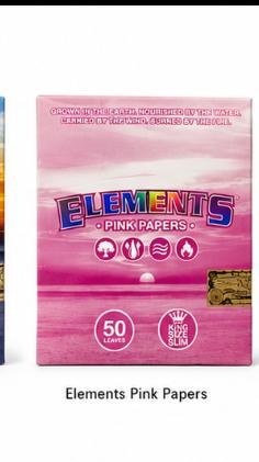 Elements pink papers 50ct box wholesale