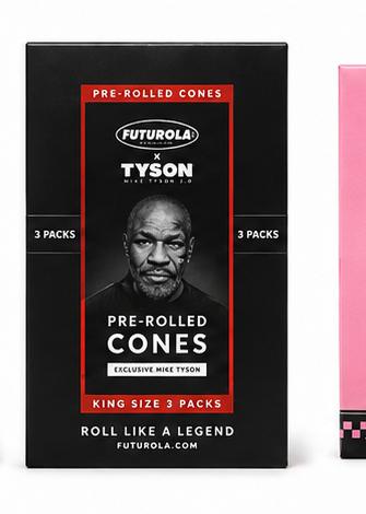 Futurola x Tyson Pre-Rolled Cones KS — 3 Packs