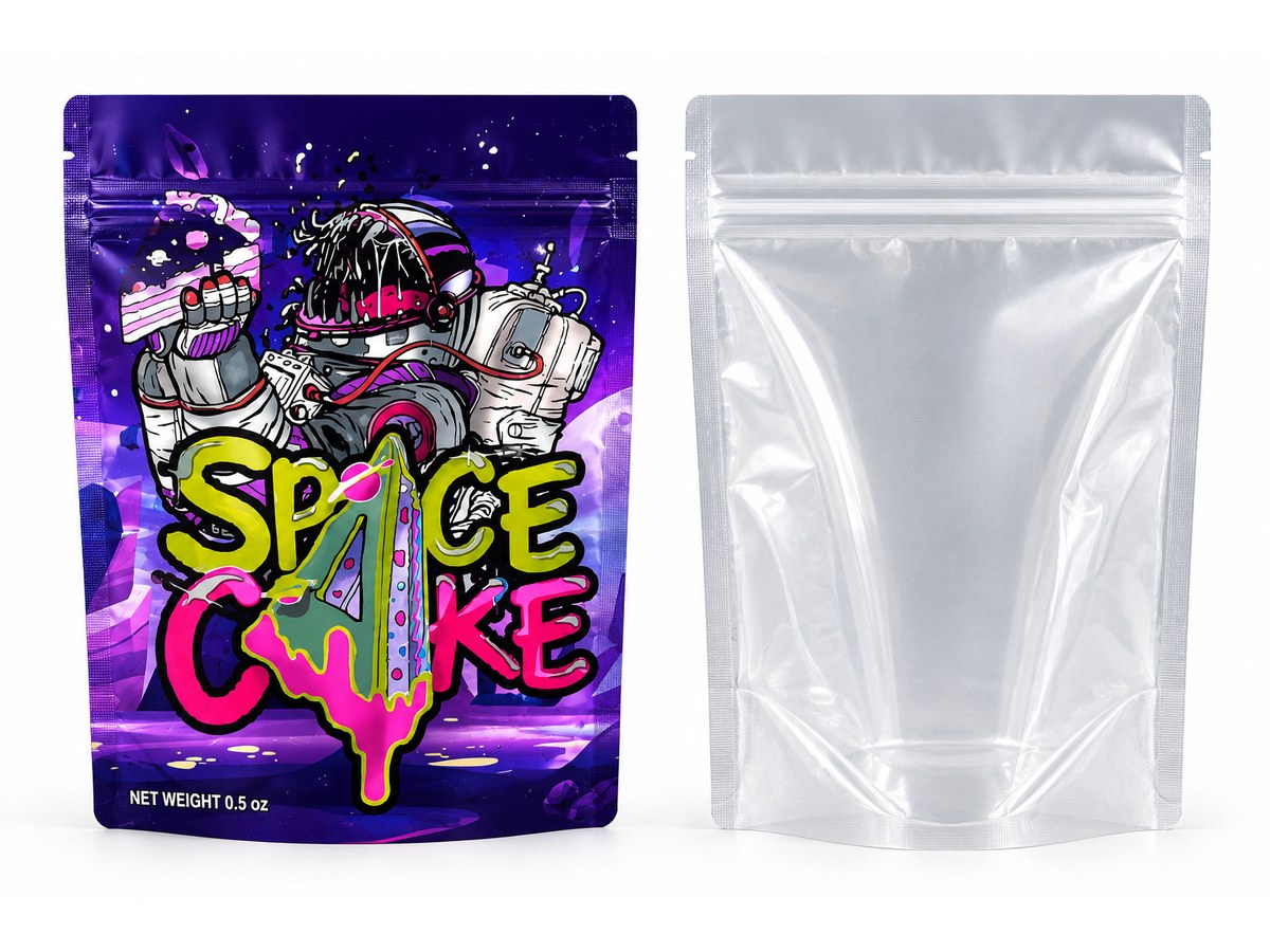 1/2oz Mylar Bags — Space Cake