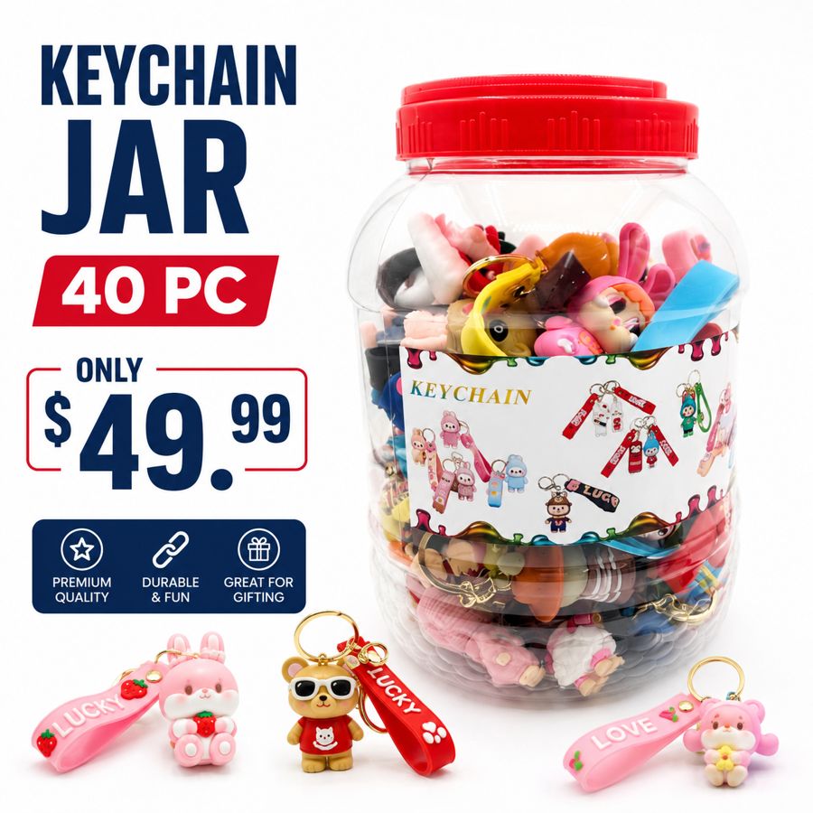 Keychain Jar — 40pc