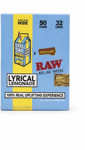 Lyrical Lemonade x RAW KS Wide Papers — Blue