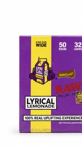Lyrical Lemonade x RAW KS Wide Papers — Purple