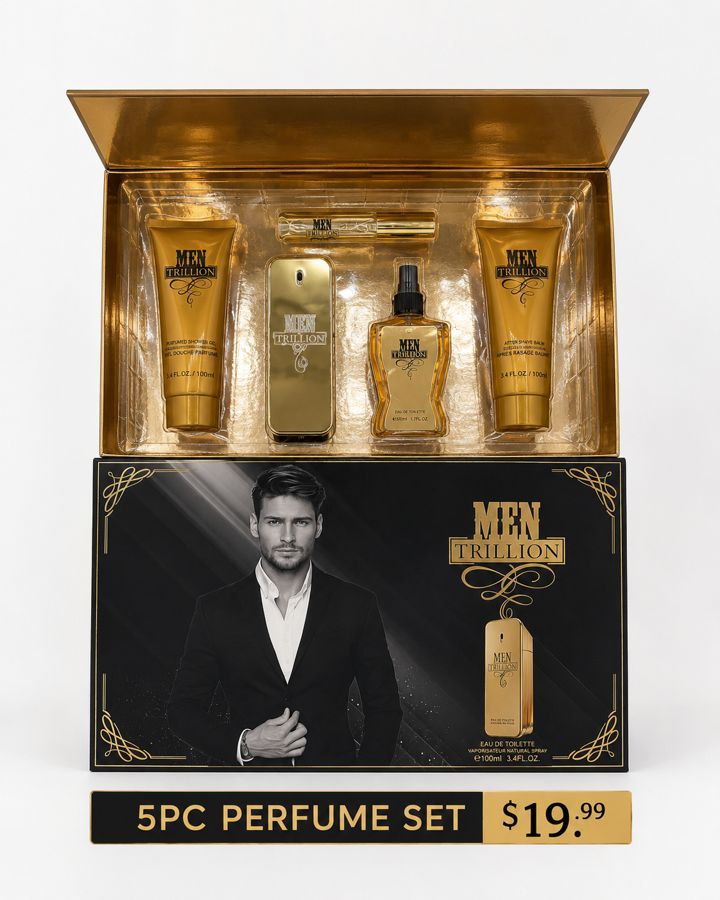 Men Trillion — 5pc Perfume Set