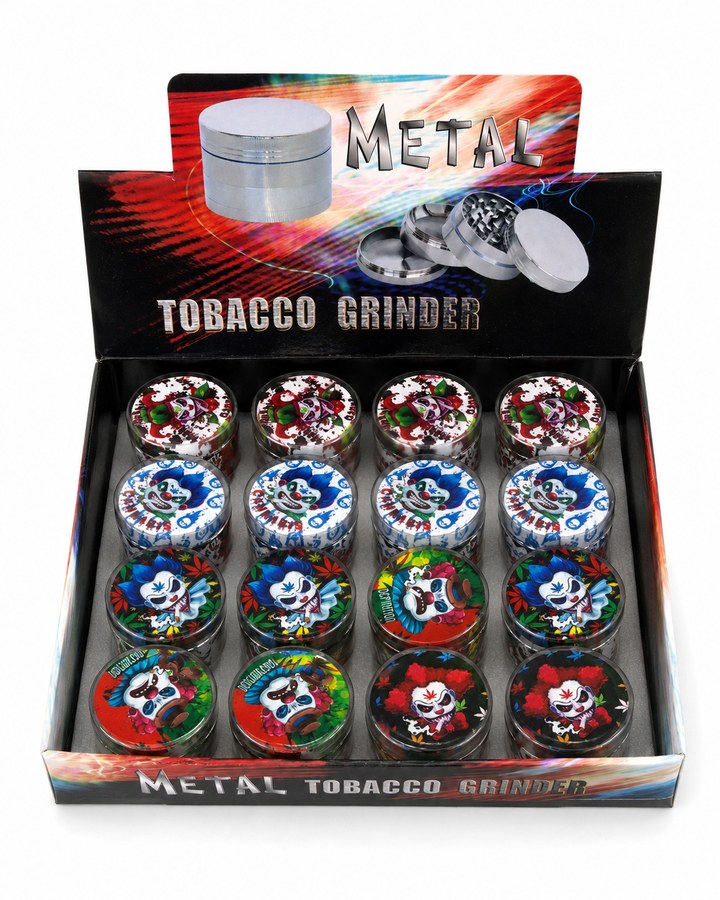 Mini Clown Art Grinder Display — 12pc wholesale