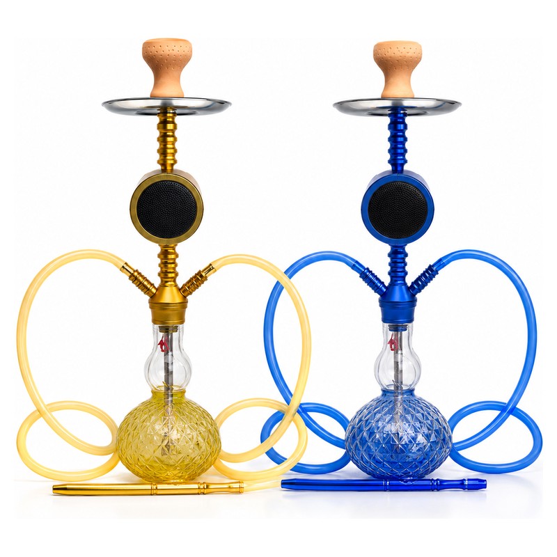 Oum Kalthoum Hookah + BT Speaker — 28in wholesale