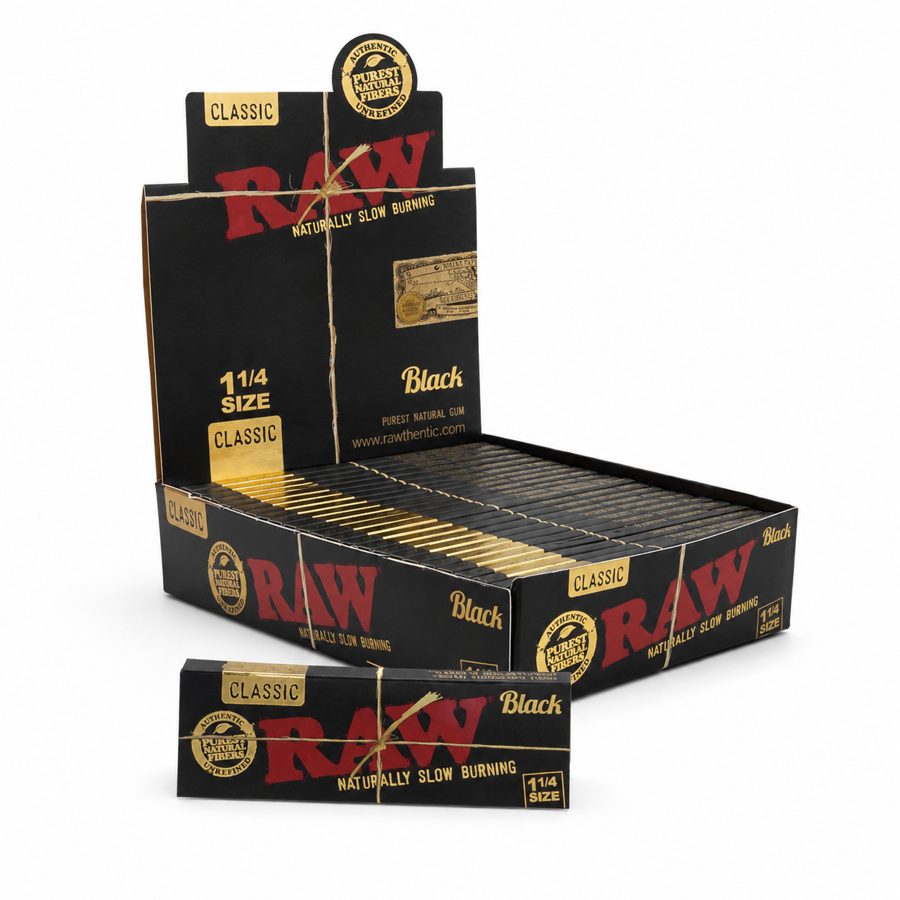 RAW Black Classic Papers 1¼ wholesale