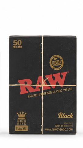 RAW Black Classic Papers KS — 50 Per Box