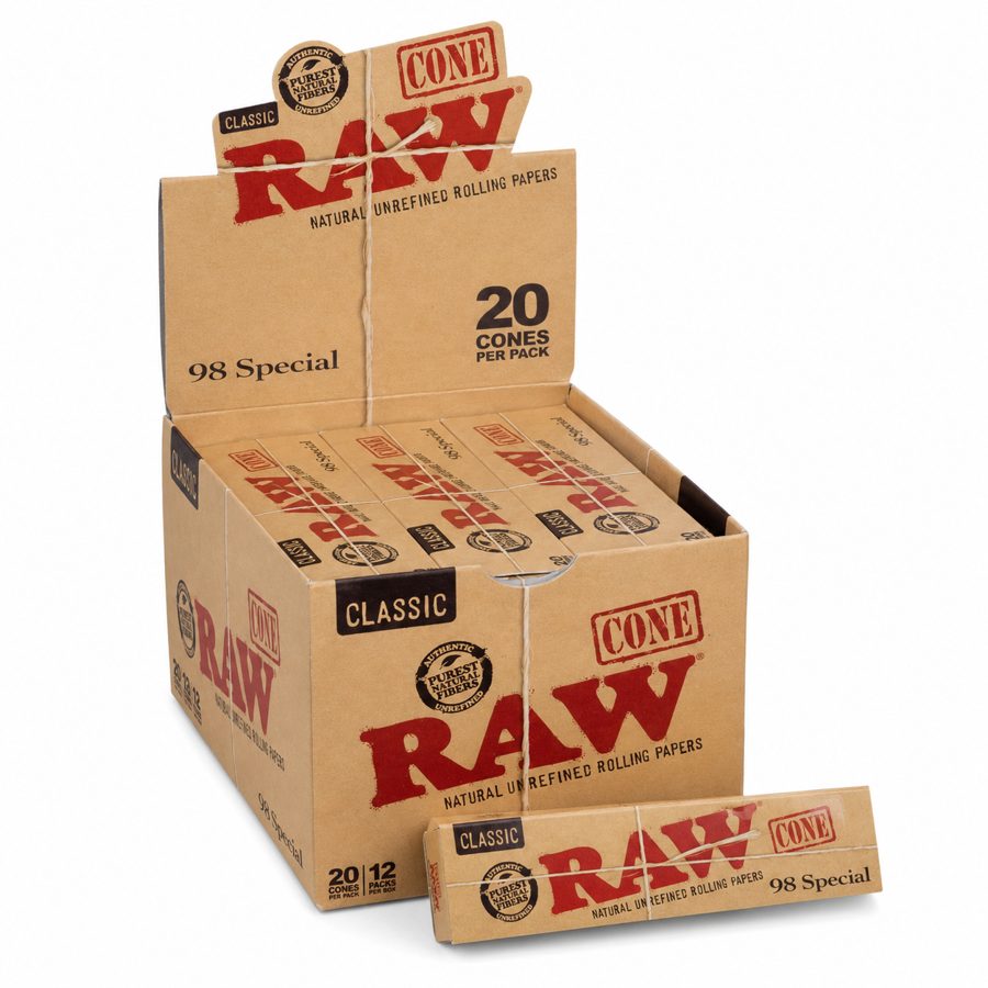 RAW Classic Cone 98 Special — 20ct Display wholesale
