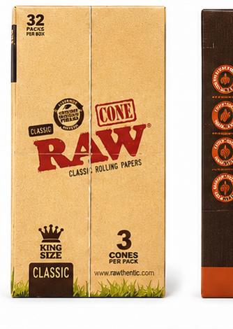 RAW Classic Cone KS — 32pk Box