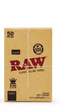 RAW Classic Rolling Papers KS — 50 Per Box