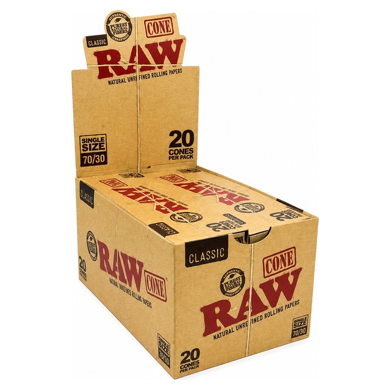 RAW Cone Classic 70/30 — 20pk Box wholesale