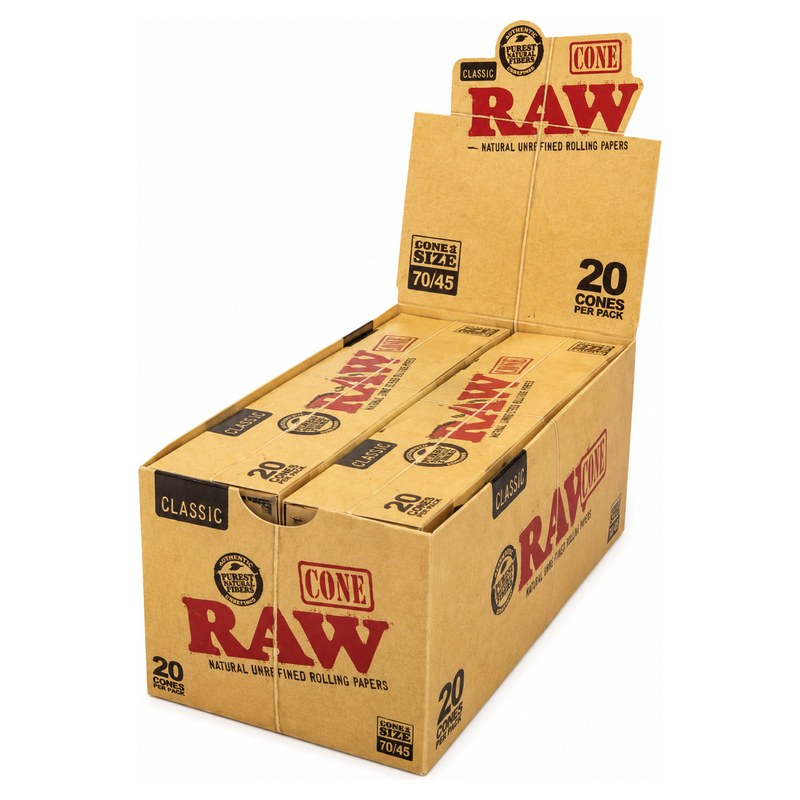 RAW Cone Classic 70/45 — 20pk Box wholesale