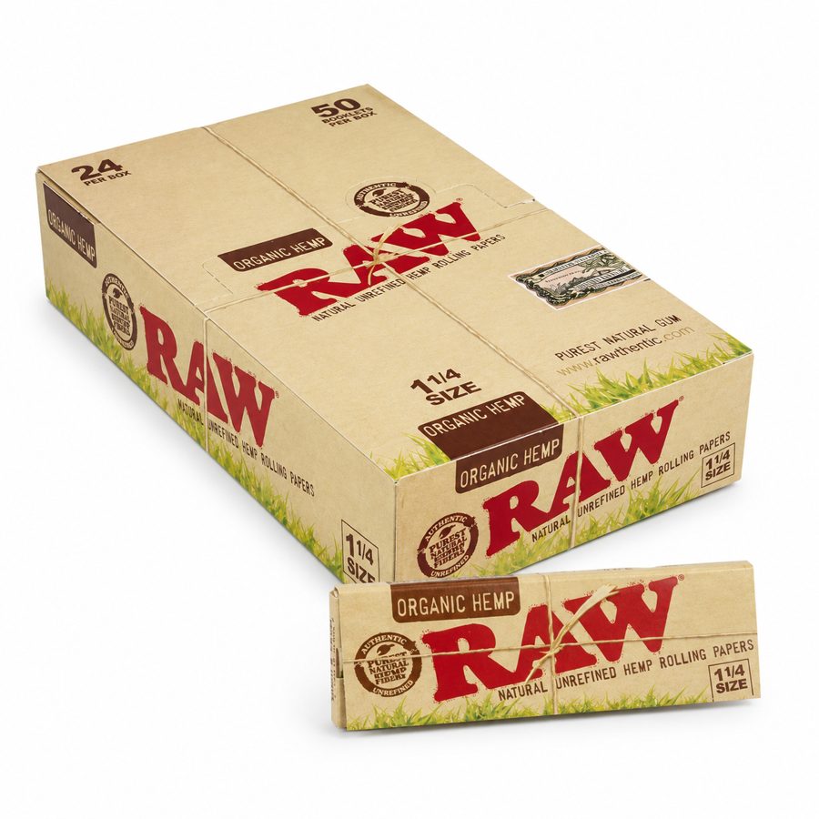 RAW Organic Hemp Papers 1¼ wholesale
