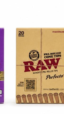 RAW Perfecto Cone Tips — 20 Per Box