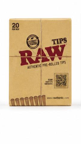 RAW Pre-Rolled Tips — 20 Per Box
