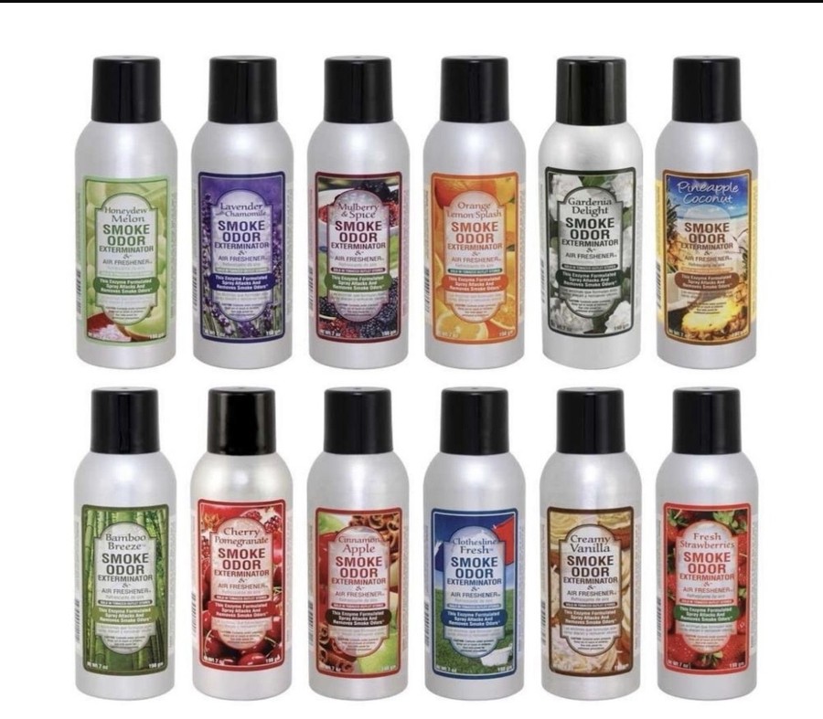 Smoke Odor Exterminator 7oz air freshener sprays wholesale, 36 scents