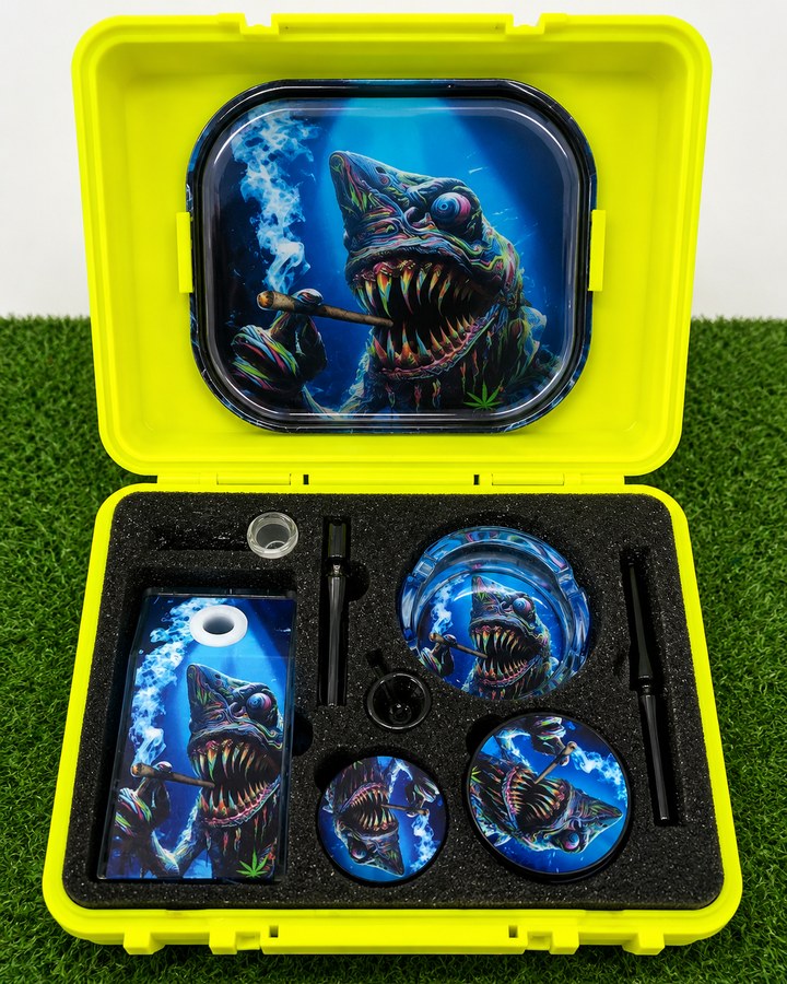 Anglerfish monster 6pc smoking set wholesale