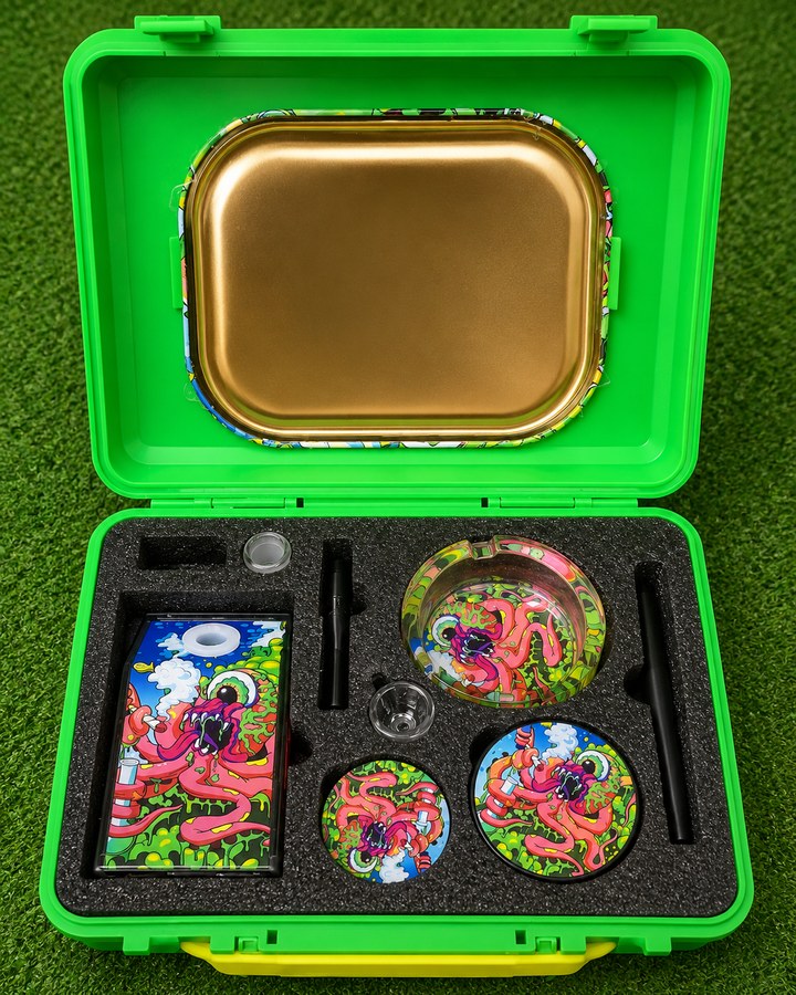 Octopus monster 6pc smoking set wholesale