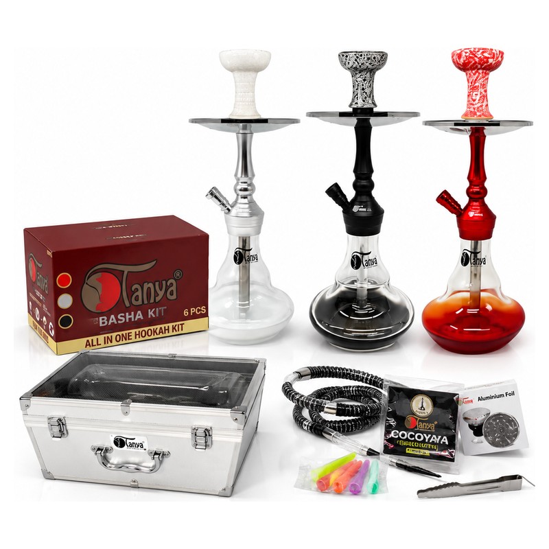 Tanya Hookah Kit #4 Basha — 18in wholesale